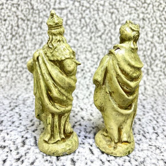 VTG Nativity Paper Mache 9 Figurine Set Baby Jesus Manger Mary Joseph Wise Men - Picture 13 of 16